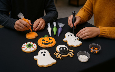 Animation Création de Biscuit d'Halloween pour votre événemement Haloween
