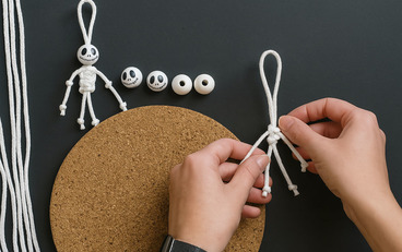Animation Réalisation de Bijoux tressés d'Halloween pour votre événemement Haloween