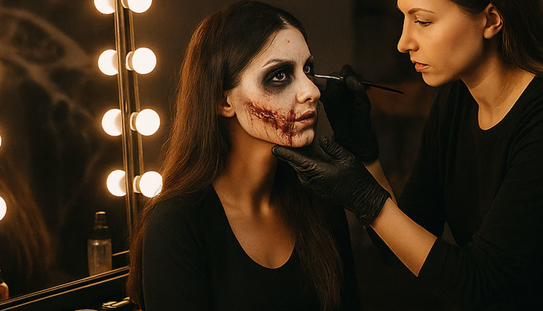 Animation Maquillage d'Halloween pour votre événemement Haloween
