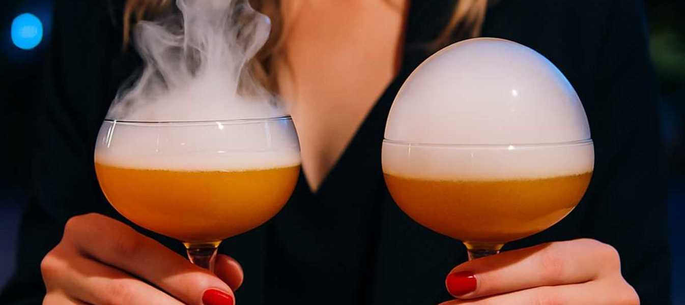 Animation Cocktail Fumant d'Halloween pour votre événemement Haloween - Porn star MArtini et Są bulle odeur Passion