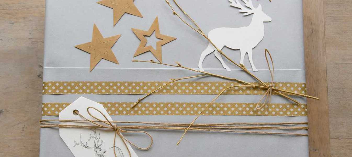 Animation emballage pour votre événemement Noël - Papier Cadeau personnalisé