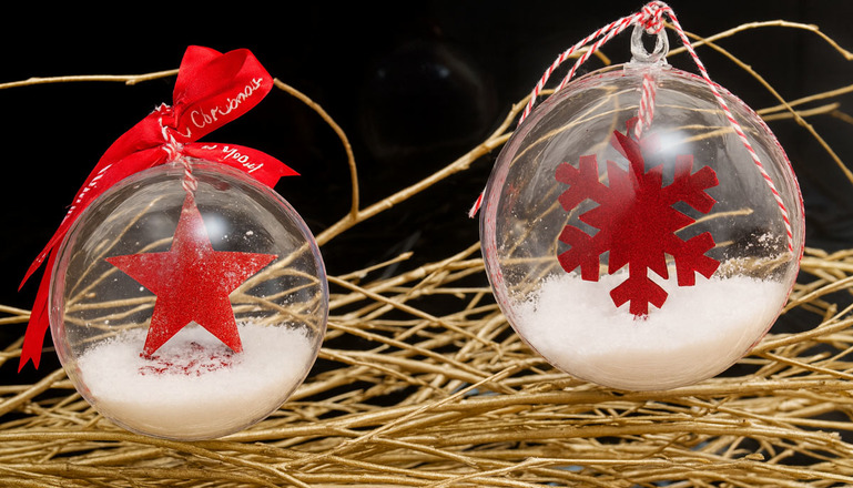 Animation Fabrication de Boules de Noël pour votre événemement Noël - Boules de Noel Transparentes - Fabriquer sa propre boule